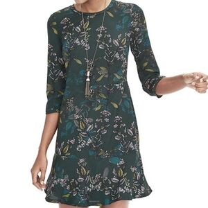 BANANA REPUBLIC Long sleeve floral dress